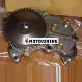 För Komatsu Loader WA300-3 WA350-3 WA400-3 Motor 6D108 Oljepump 6222-55-1100