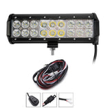 226 Mm 9" Led Spot Light Bar 18 Led 54W + Kabelsett Ingår