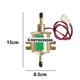 12V Universal 2,5-4 PSI gasdiesel inline lågtrycks elektrisk bränslepump HEP02A