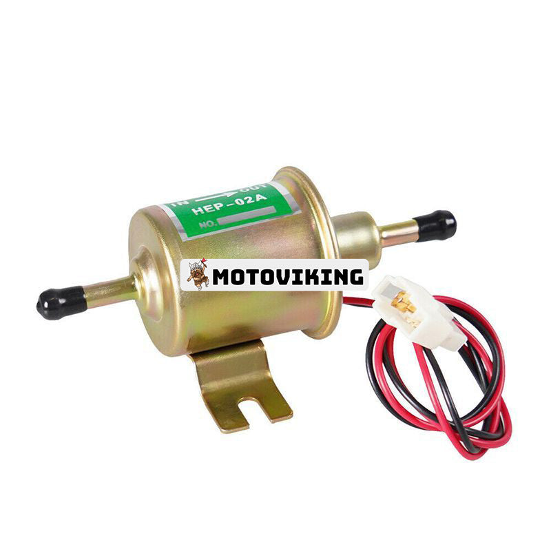 12V Universal 2,5-4 PSI gasdiesel inline lågtrycks elektrisk bränslepump HEP02A