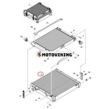 Kylare 7025613 för Bobcat Skid Steer S510 S530 S550 S570 S650 S590 Bandlastare T590 T630 T650