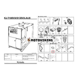 Kylarlock TA140-16160 för Kubota MX5000 MX5100 RTV900 SQ-1140 SQ-1200 SQ-3170 SQ-3250