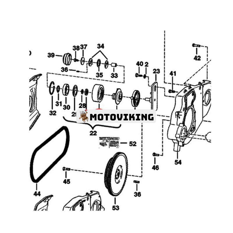 Drivremssträckare 6704391 för Bobcat Loader 751 753 763 773 7753 853 S130 S150 S160 S175 S185