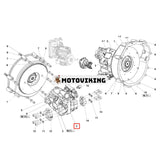 Kolvpump 4000080480 för Haulotte bomlyft HA16RTJ HA16RTJO HA16RTJPRO