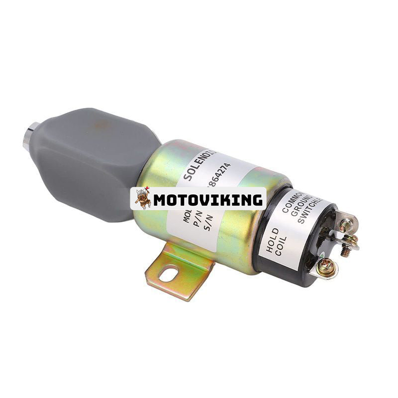 24V Bränslepump Solenoid 3864274 för Cummins Engine Hyundai Grävmaskin R140LC-7 R140LC-9S R140W-7 R140W-9S R200W-7 R210LC-7 R210W-9S R220LC-7 R220LC-9