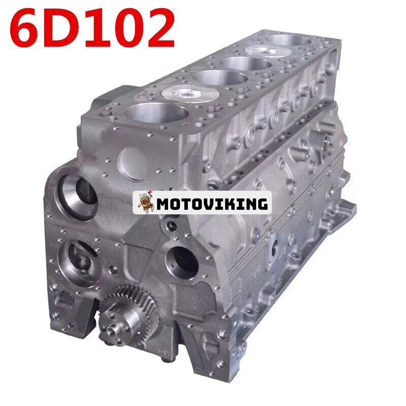 6D102 Cylinder Blck Assy 6736-21-1100 för Komatsu Grävmaskin PC200-6LC PC210LC-6LC Hjullastare WA180-3L WA250-3L