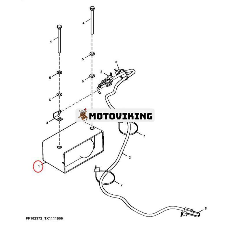 Buzzer Backup Alarm AT331020 för John Deere Engine 4045 6068 6090 Grävmaskin 130G 130GLC 2654G 2656G 2956G 3154G 3156G 3754G 3756GLC 3756G 3756G