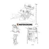 Brytare Monteringsvippa 3194420 för Caterpillar CAT Engine C6 C6.4 C7 C9 Grävmaskin 312D 313D 319D 320D