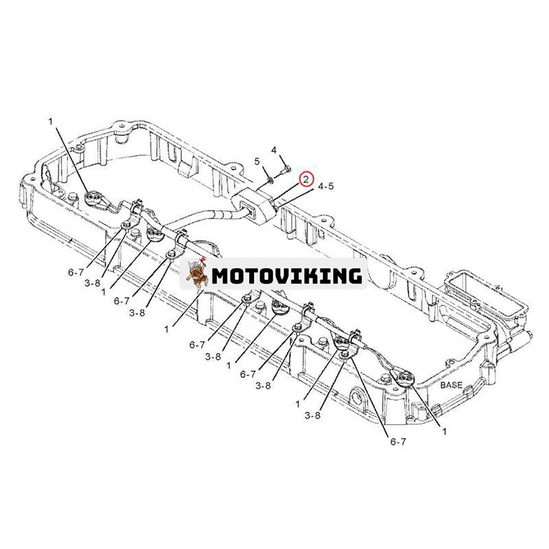 Sele 4187614 för Caterpillar CAT Engine C11 C13 Grävmaskin 345C 345D 349D