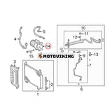 A/C Kompressor 88310-52720 för Toyota 2012-2018 Yaris 1,5L