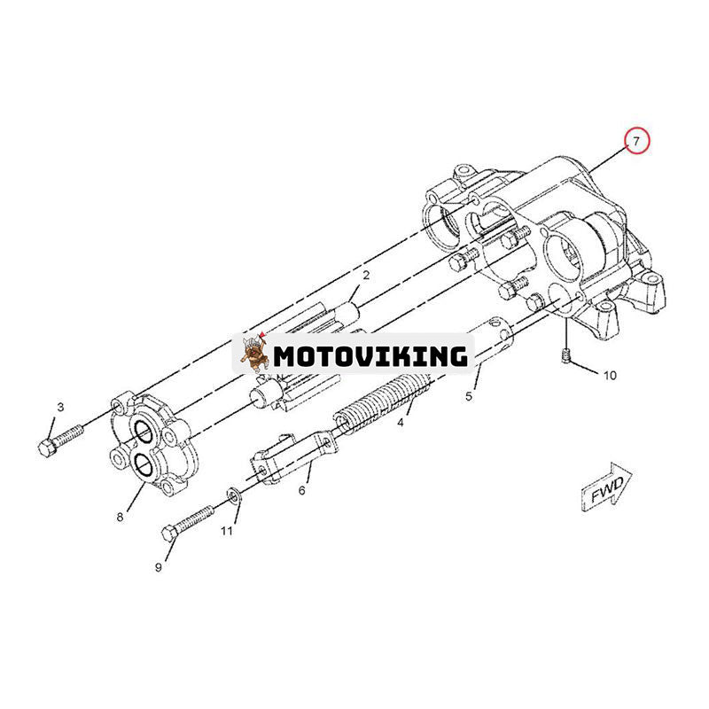 Oljepump 161-4111 för Caterpillar CAT 3406 3406B 3406C 3406E 621B 621E 621F 623B 623E 623F