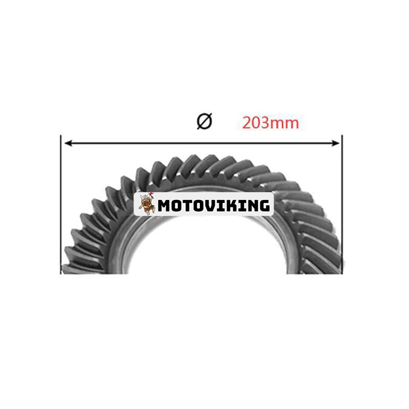 Konisk kugghjulssats VOE11712502 för Volvo Grävmaskin EC210 EC290 Grävlastare BL60 BL61