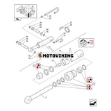 Hydraulisk cylindertätningsreparationssats 84318585 för New Holland Loader B100B B110B B110C B115B B90B