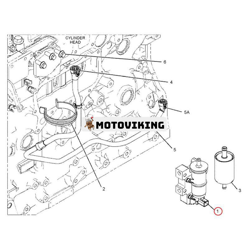 12V bränsleöverföringspump 446-5408 för Caterpillar CAT Engine C7.1 C4.4 Grävmaskin 312D2 E312D2 E320D2