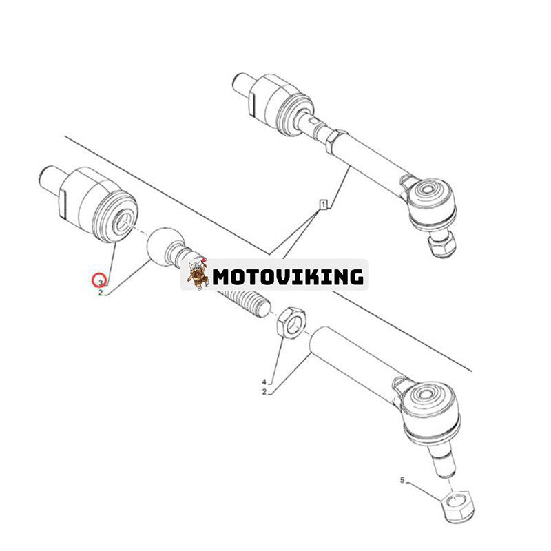 Kulled 87489981 för CASE Loader 570ST 570T 580N 580SN 580ST 580T 590ST