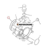 Vattenpump 1268277 3522149 för Caterpillar CAT Engine 3116 3126 C7