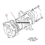 Vattenpump 1025844 för Caterpillar CAT Engine 3176 3176B Traktor 75 75C