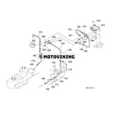 Bränslebackventil 1C010-42460 för Kubota Engine V3300 V3600 V3800 traktor L3301DT L3301F L3301H