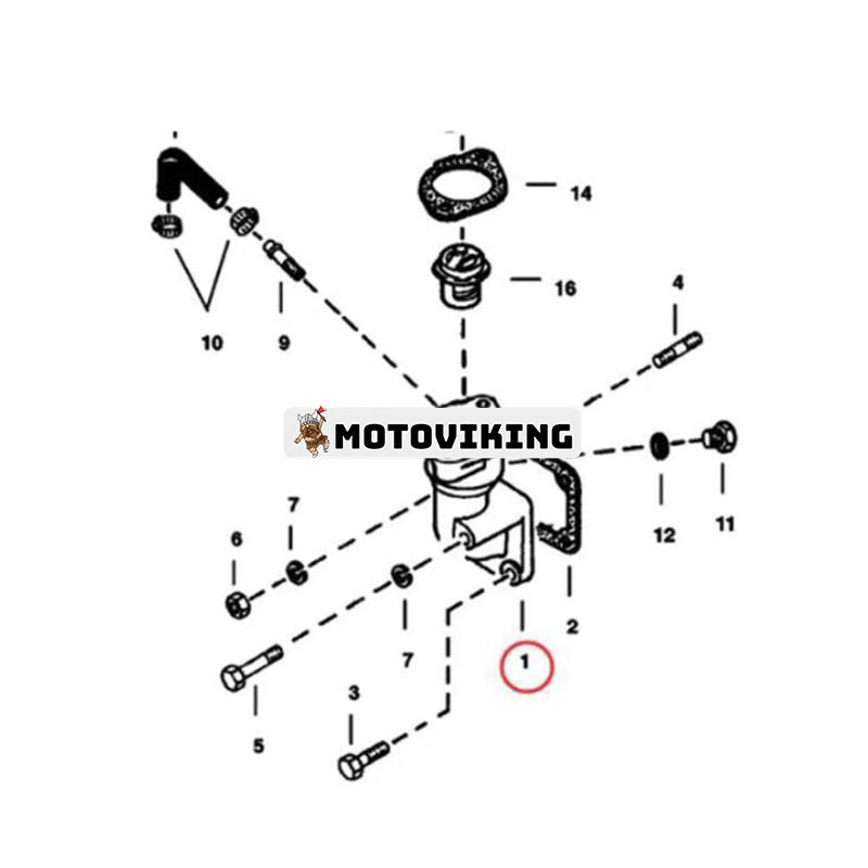 Fläns 15521-72703 för Kubota Tractor L245 L4350DT L4350DT M4030 M4030DT M5030