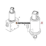 Solenoid 7024902 för Bobcat Loader S510 S530 S550 S570 S590 S630 S650 S750 S770 S850