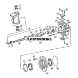 Tätning AL79951 för John Deere Engine 4045 4039 6068 Traktor 210K 210L 6210 6010 6020 6110 6120 6220 6300 6400 6500 6505 61415 60