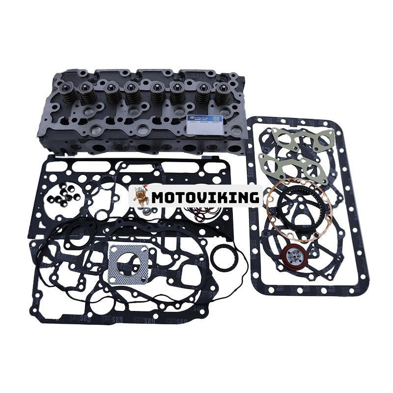 Kubota Engine V2203 komplett cylinderhuvud med full packningssats 6685503 för Bobcat Loader S150 S16 S175 S510 S160 S18 S450 S130 S185 T140 B300