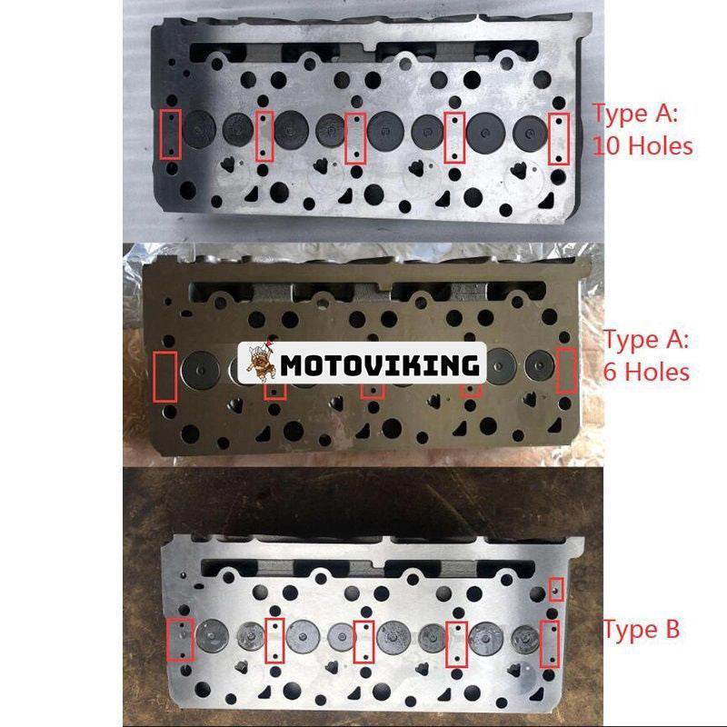 Kubota Engine V2203 komplett cylinderhuvud med full packningssats 6685503 för Bobcat Loader S150 S16 S175 S510 S160 S18 S450 S130 S185 T140 B300