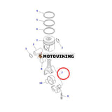 Vevstång 6732-31-3100 för Komatsu Engine S4D102 S6D102 Grävmaskin PC200-6 PC210LC-6LC PC220-6