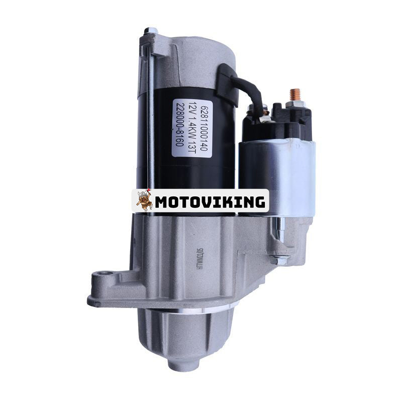 12V 13T Startmotor 6281-100-014-0 för Lseki Engine E3112 Traktor TM3215 TM3240 TM3245 TQ13 TQ15 TQ17 TXG237 SXG323H SF370