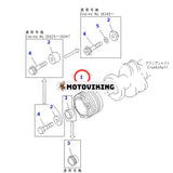 Vevaxelremskiva 6222-33-1411 för Komatsu Engine SAA6D108E Grävmaskin PC300-6