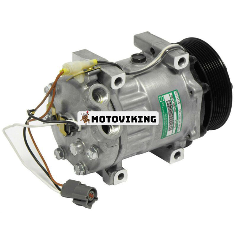 SD7H15 A/C-kompressor 338-9099 för Caterpillar CAT-motor C13 C15 C18 C9.3 Petroleumpaket CX31-C13I CX31-C18I CX35-C18I