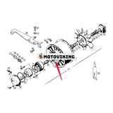 Kullager 0114 8727 för Deutz skördetröska Topliner 4080 4090