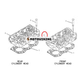 Bar cylinderhuvud 183-8174 för Caterpillar CAT Grävmaskin Motor 3066 Grävmaskin 320B 320BL 320BN 320C 321B