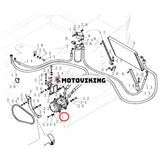 Delphi V5 A/C Kompressor 72107511 för New Holland MH2.6 MH3.6 MH4.6 Kobelco E125W E145W E175W E95W Grävmaskin