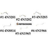 Bränsleledningssats 4N3281 4N3282 4N3283 4N3284 6N1965 6N1966 för Caterpillar CAT Engine 3306