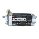 Hydraulisk kugghjulspump V0521-62113 för Kubota bandlastare SVL75-2 SVL75-2C