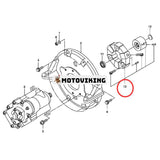 Kopplingsenhet med nav 4402125 för John Deere grävmaskin 50C