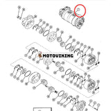 Hydraulpump A141223 för CASE Tractor 2470 2670