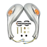 2 st 8mm Universal Backspegel för GY6 50cc 125cc 150cc 250cc Scooter Moped Motorcykel