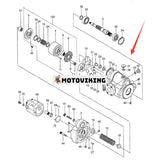 Hydraulisk kolvpump 4642385 för John Deere grävmaskin 27D