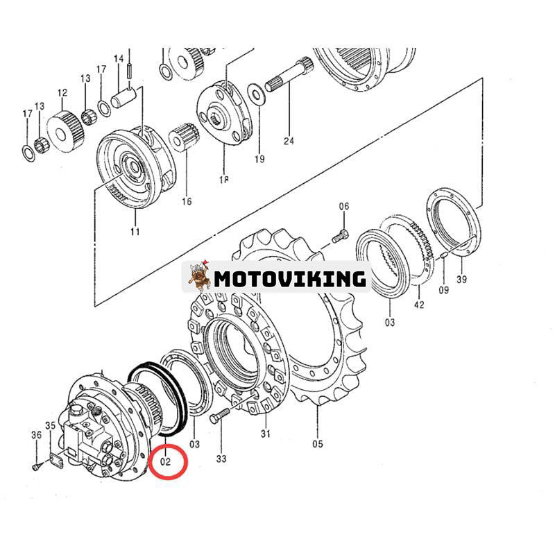 Flytande tätning 4110369 för Hitachi grävmaskin EX100-2 EX100-3 EX120-5 EX130K-5 ZX110 ZX120