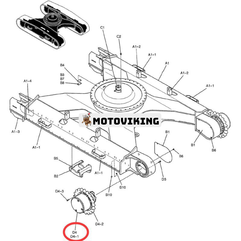 Reseväxellåda med motor LQ15V00020F1 för New Holland Grävmaskin E215B E235BSR E235BSRLC