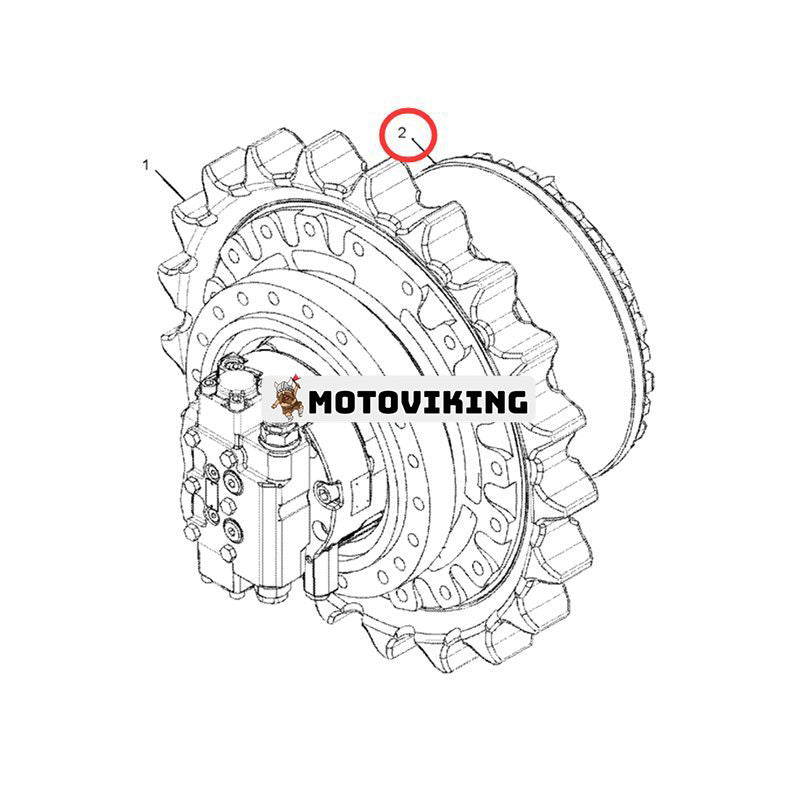 Resväxellåda med motor 378-9568 för Caterpillar CAT Grävmaskin 330F 30D2 L 329D 329E 329D2 L