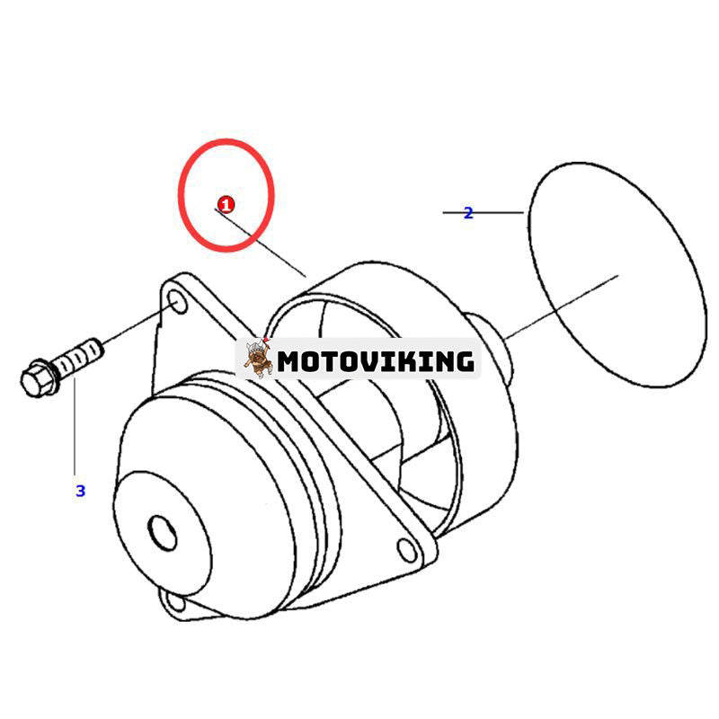 Vattenpump 6742-01-5578 för Komatsu Engine S6D114E-1A-W Grävmaskin PC300LC-6LE PC300LC-6LC