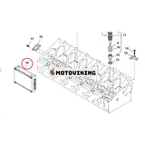 Motorkontroll RE507981 för John Deere Engine 6125 6105 Lastare 744H 844J 744J 824J