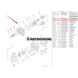 Hydraulpump 705-22-40090(SAR100) för Komatsu hjullastare WA420-3-X WA420-3 WA420-3MC WA400-3