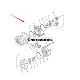 Hydraulpump 705-51-20110 för Komatsu Crane LW160-1 LW200L-1