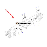 Hydraulisk växelpump 705-56-24370 för Komatsu Motor Grader GD705-5