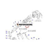 Hydraulpump 705-51-20841 för Komatsu Bulldozer D61EX-15E0-BW D61PX-15E0-BW