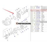 Hydraulpump 705-22-40170 för Komatsu Bulldozer D475A-2 D475A-3 D475A-3-SC